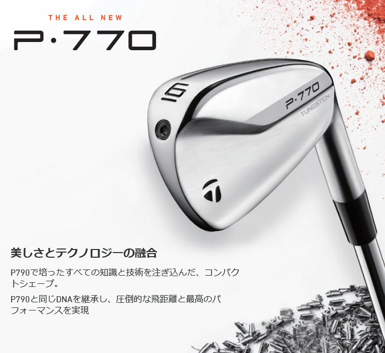 TaylorMade テーラーメイド日本正規品 P770アイアン ダイナミック