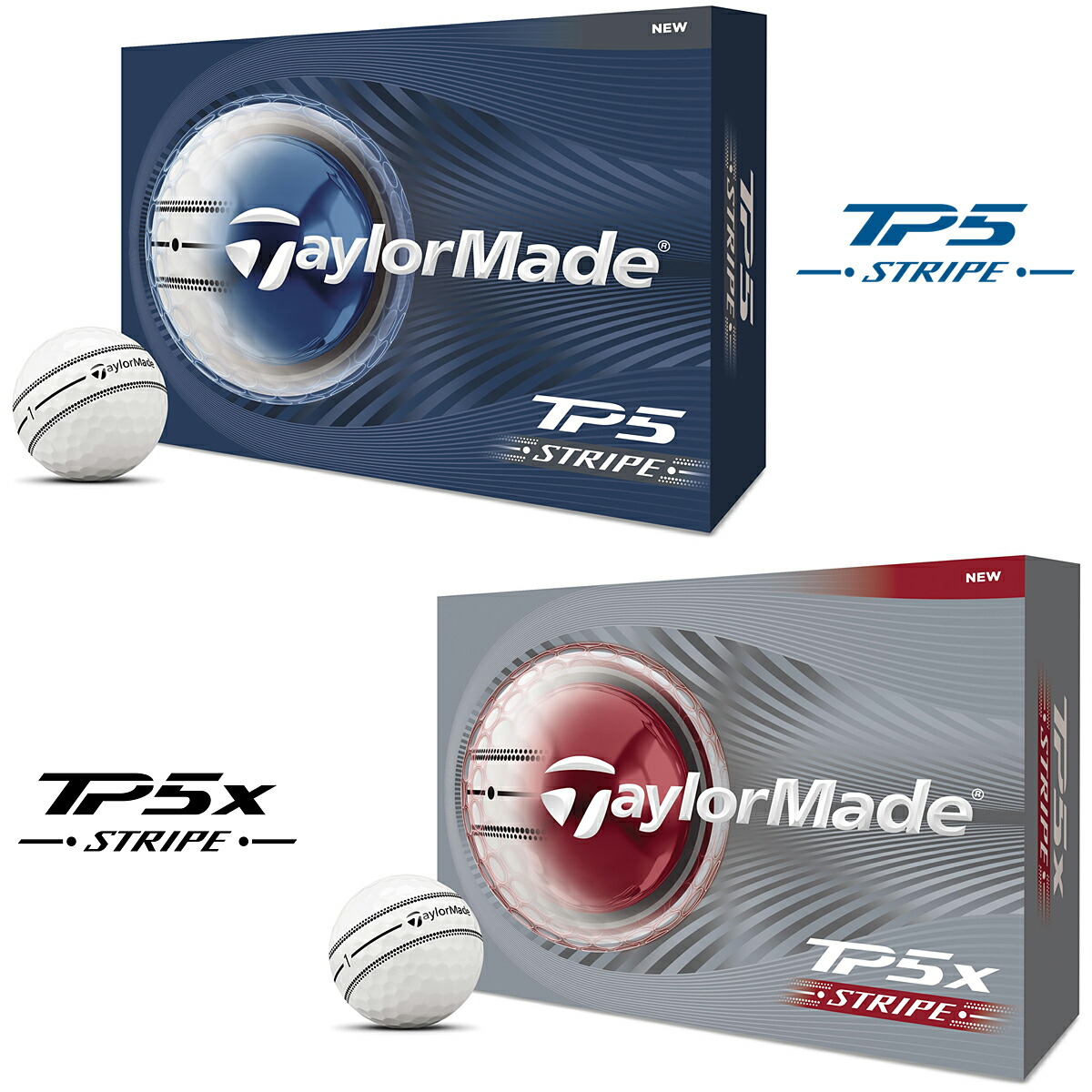 楽天市場】テーラーメイド ゴルフボール TP5ストライプ / TP5x