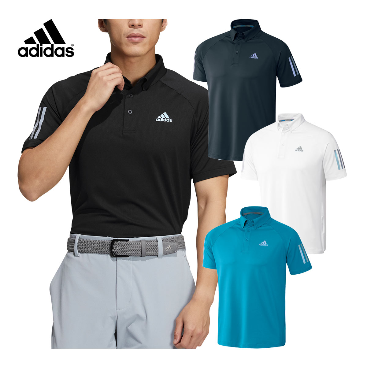 楽天市場】adidas Golf アディダスゴルフ ゴルフウエア 半袖ボタン