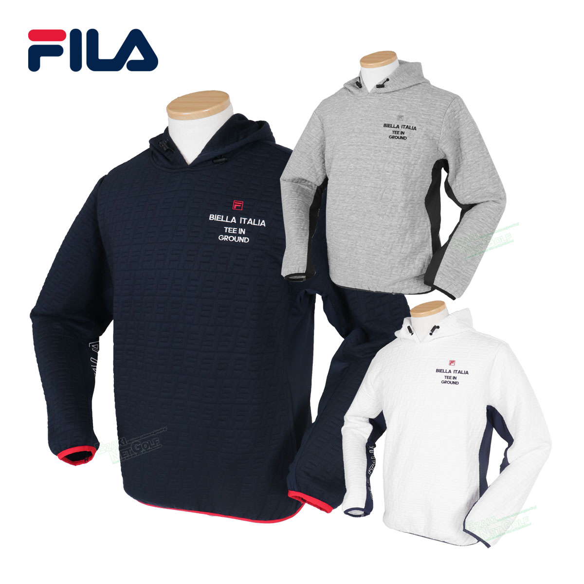 FILA GOLF フィラゴルフ 2022秋冬モデルウエア 膨れジャガードパーカー 782401 最大69％オフ！