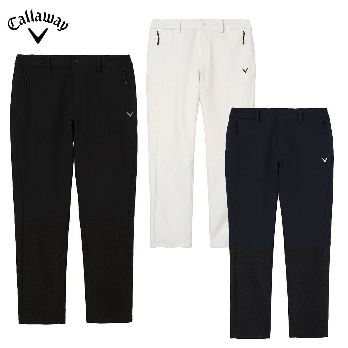 【新品】Callaway キャロウェイ ストレッチパンツ LL ブラック 中古 メンズ キャロウェイ Callaway パンツ XL グレー ロング