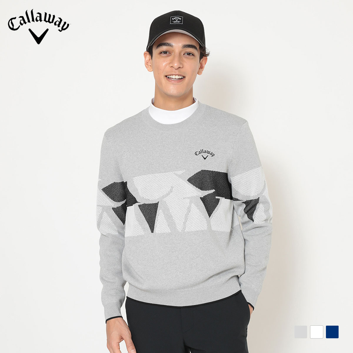 楽天市場】キャロウェイ ゴルフウェア 長袖セーター 秋 冬 ロゴ
