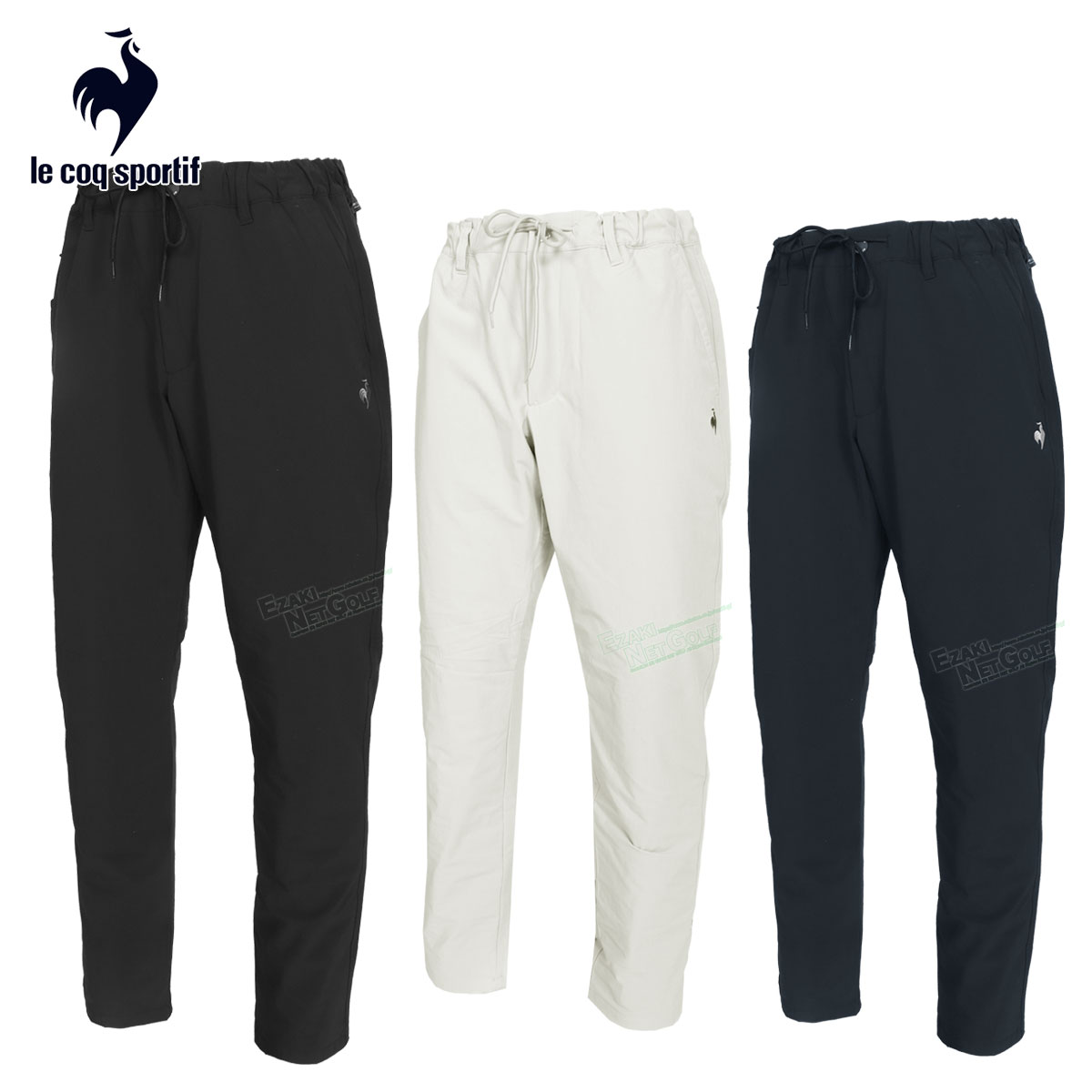 ルコック スポルティフ le coq sportif ゴルフウエア メンズ ジョガーパンツ 裏起毛 撥水 ストレッチ 保温 「 LG5FLP03M 」 2025秋冬モデル 【当店在庫品】