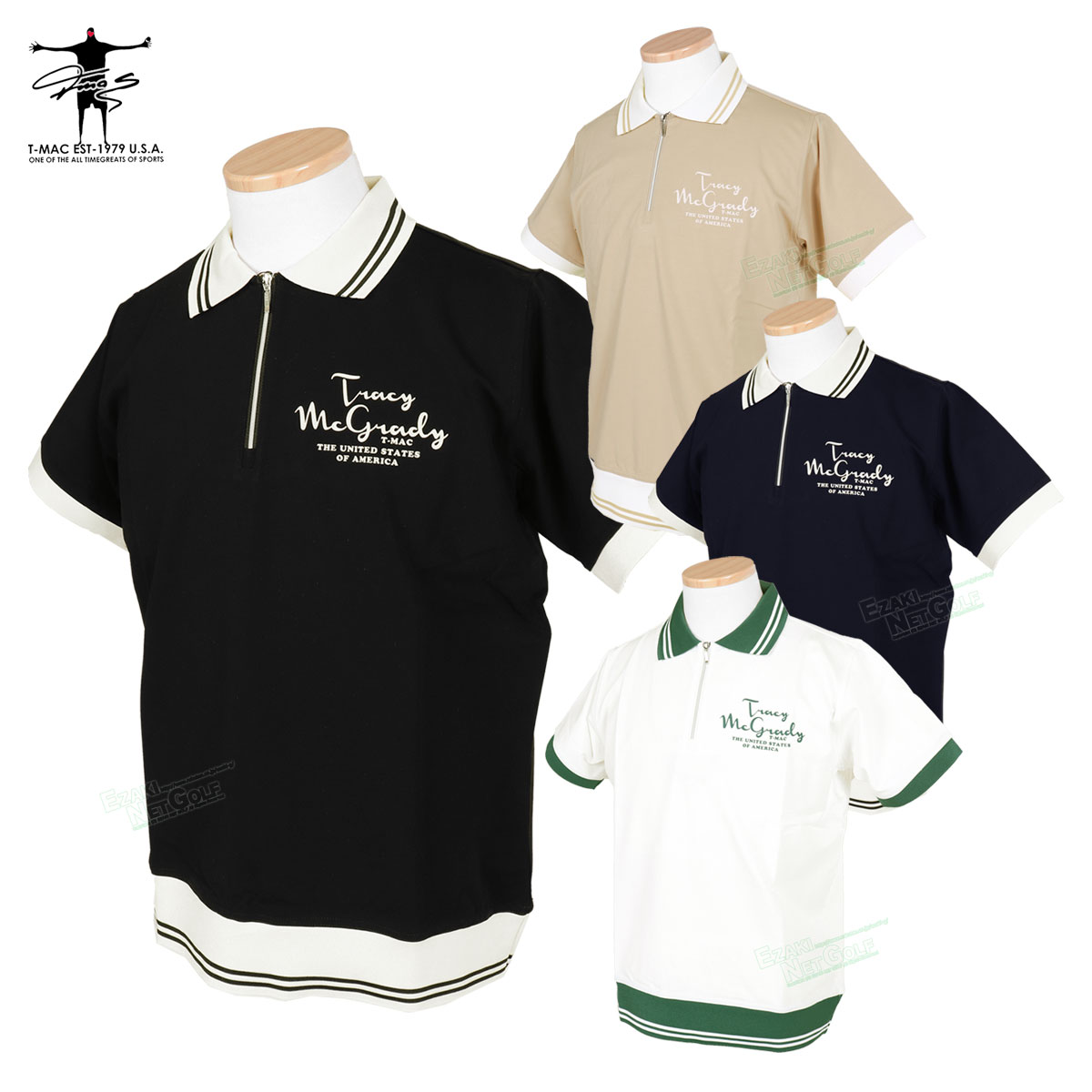【4/18 エントリー/抽選で最大100%ポイントバック】 ティーマック T-MAC GOLF ゴルフウエア メンズ 半袖ポロシャツ 「 7415174104 」 春夏ウエア 【当店在庫品】