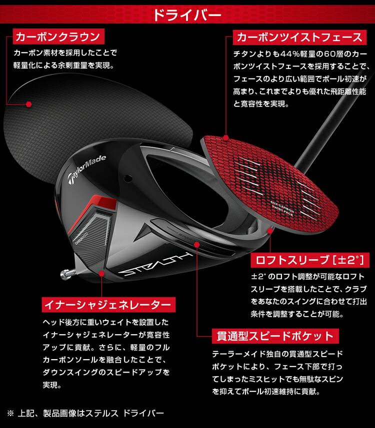 バックウェⒻ 2022年モデル STEALTH ドライバー FmH7G-m99966467904 テーラーメイド ステルス カーボンク -  comunidadplanetaazul.com