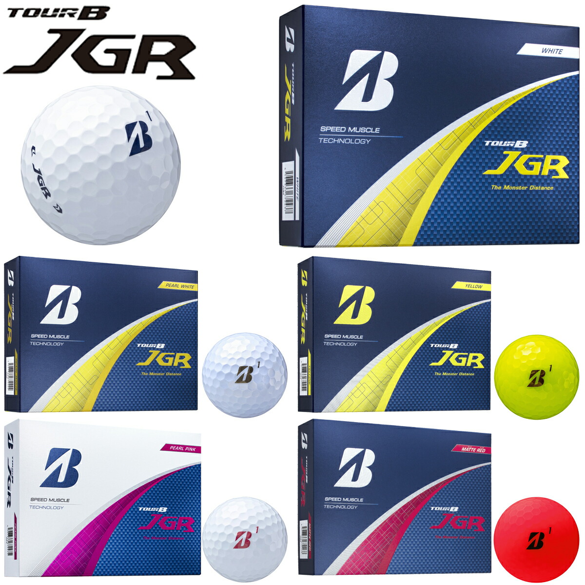 新品★★ブリヂストン TOUR B JGR ホワイト ゴルフボール 12個×5箱 TOUR B JGR 2026年干支ボール（パールホワイト）[1ダース：12個