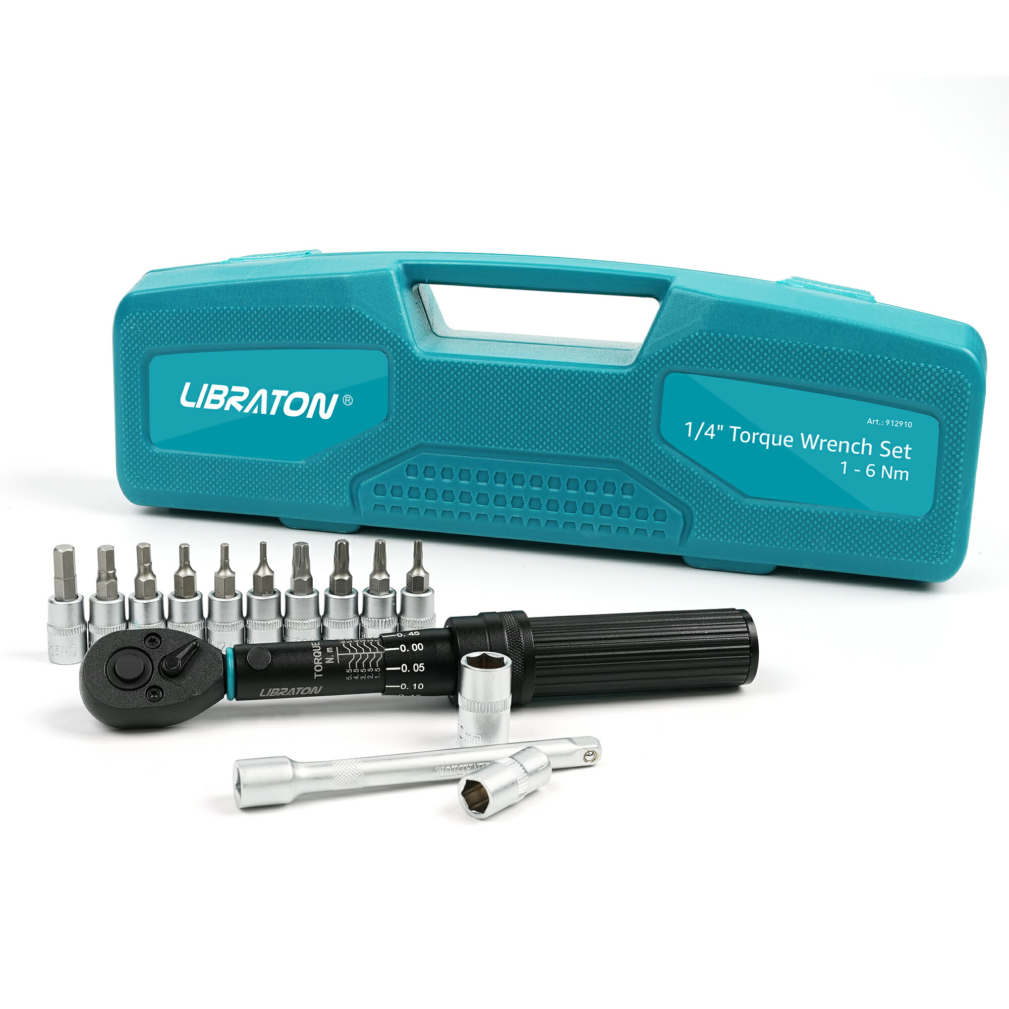 楽天市場】トルクレンチセット プレセット型 差込角6.35mm 1/4インチ 5