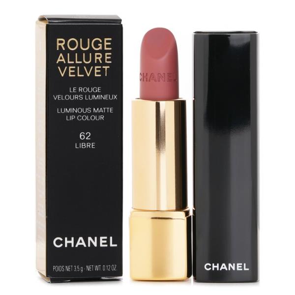 シャネル ルージュアリュールヴェルヴェット 62 shade 3.5g 下唇 色 美容 流行り コスメ 【外国で通信販売】