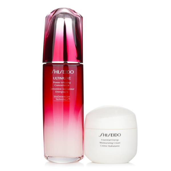 資生堂 アルティミューン パワーインフュージングコンセントレートN 100ml エッセンシャルエナジーモイスチャライジングクリーム50ml 2個 【外国で通信販売】