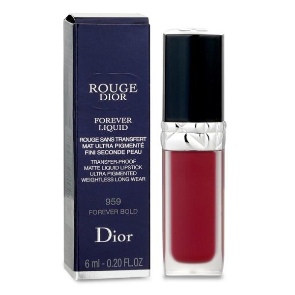 ディオール ルージュディオール フォーエバーマットリキッドリップスティック 959 shade 6ml 軍事基地メイク 下唇 フォーエバーメイクアップ 【外国で通信販売】