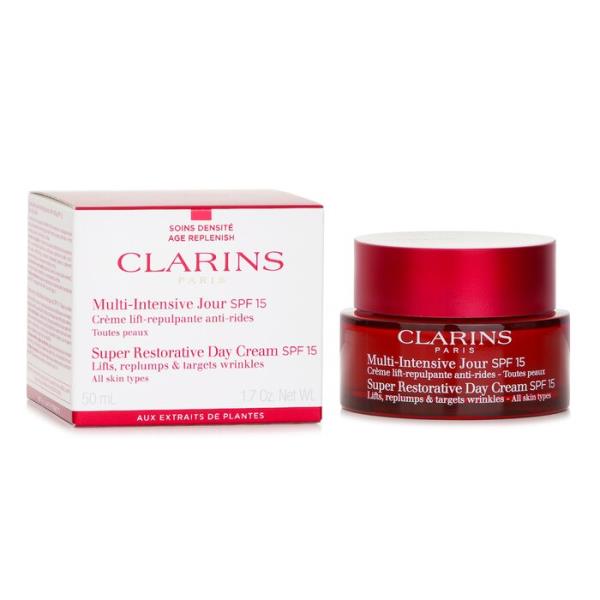 クラランス マルチインテンシブ デイクリーム SPF15 50ml ひと肌世話をする 人間の顔 上半身 フランス共和国 【外国で通信販売】