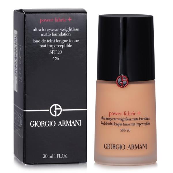 ジョルジオアルマーニ パワーファブリック ファンデーション 4.25 shade 30ml 軍事基地メイク 【外国で通信販売】