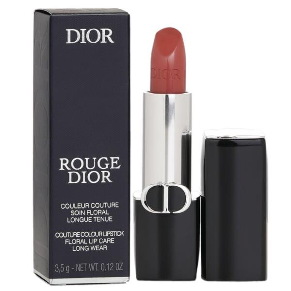 ディオール ルージュディオール クチュールカラー 口紅 100 nude look satin finish 3.5g 天鵝絨 繻子 【外国で通信販売】