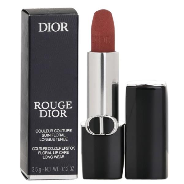ディオール ルージュディオール 口紅 100 nude look velvet finish 3.5g 軍事基地メイク 押しかぶせる 人間の顔 メイク引きあげる 流行り 【外国で通信販売】