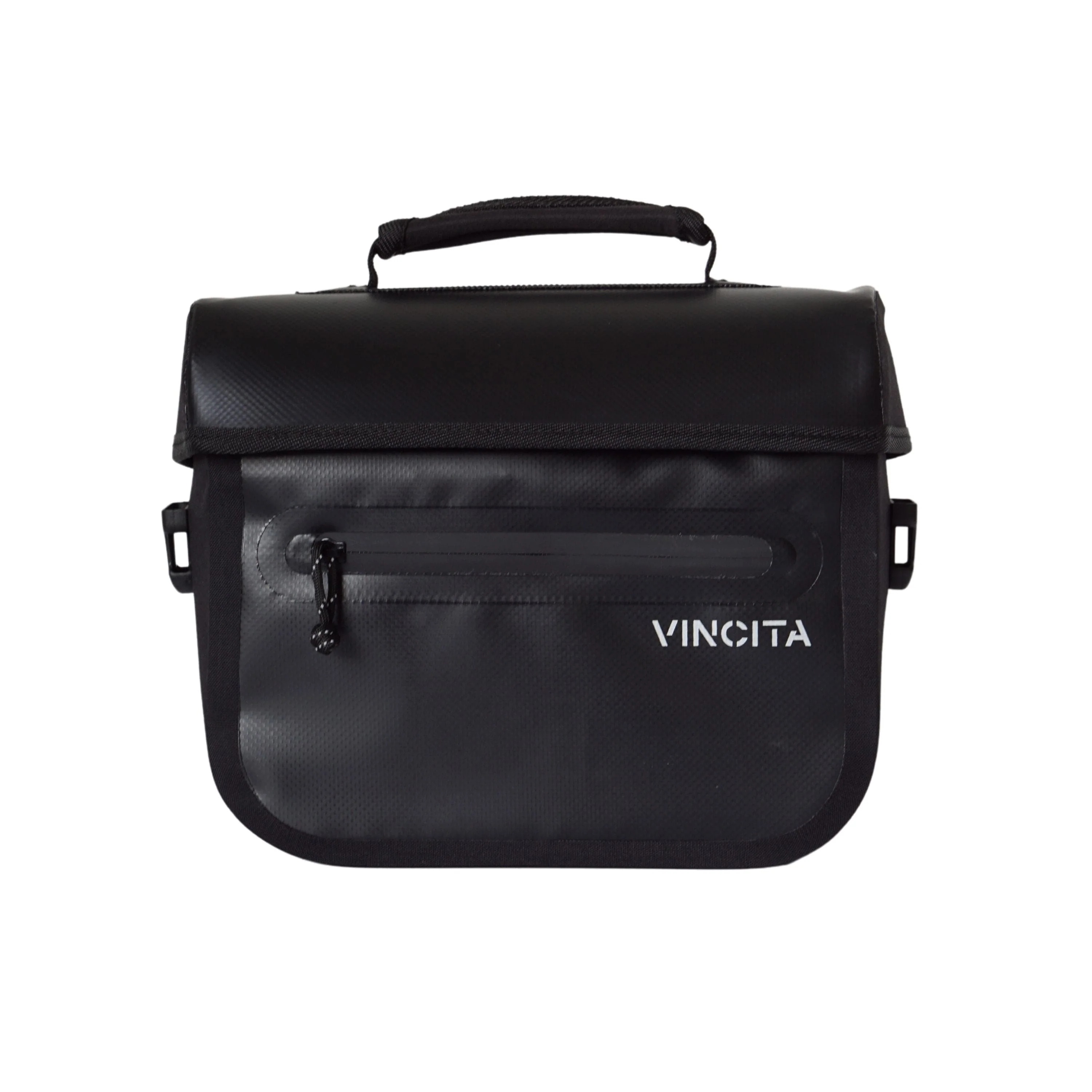 【VINCITA】 BROMPTON ブロンプトン 完膚なきまで雨合羽向こう正面御徒面子 5.4L 銀輪御徒面子 磁石開閉 X-Cooper Waterproof Front Bag