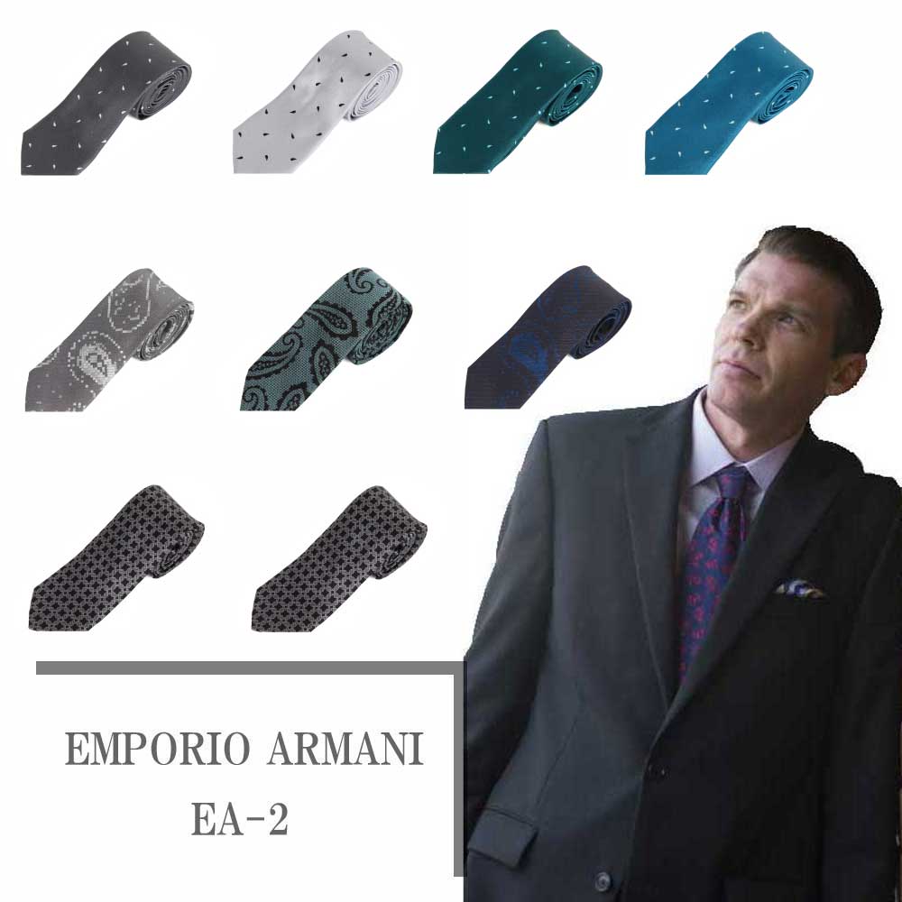 【EA2】 【送料無料】【未使用品】 【新古品】【倒産処分品】 EMPORIO ARMANI エンポリオ　アルマーニ ネクタイ メンズ 【中古】