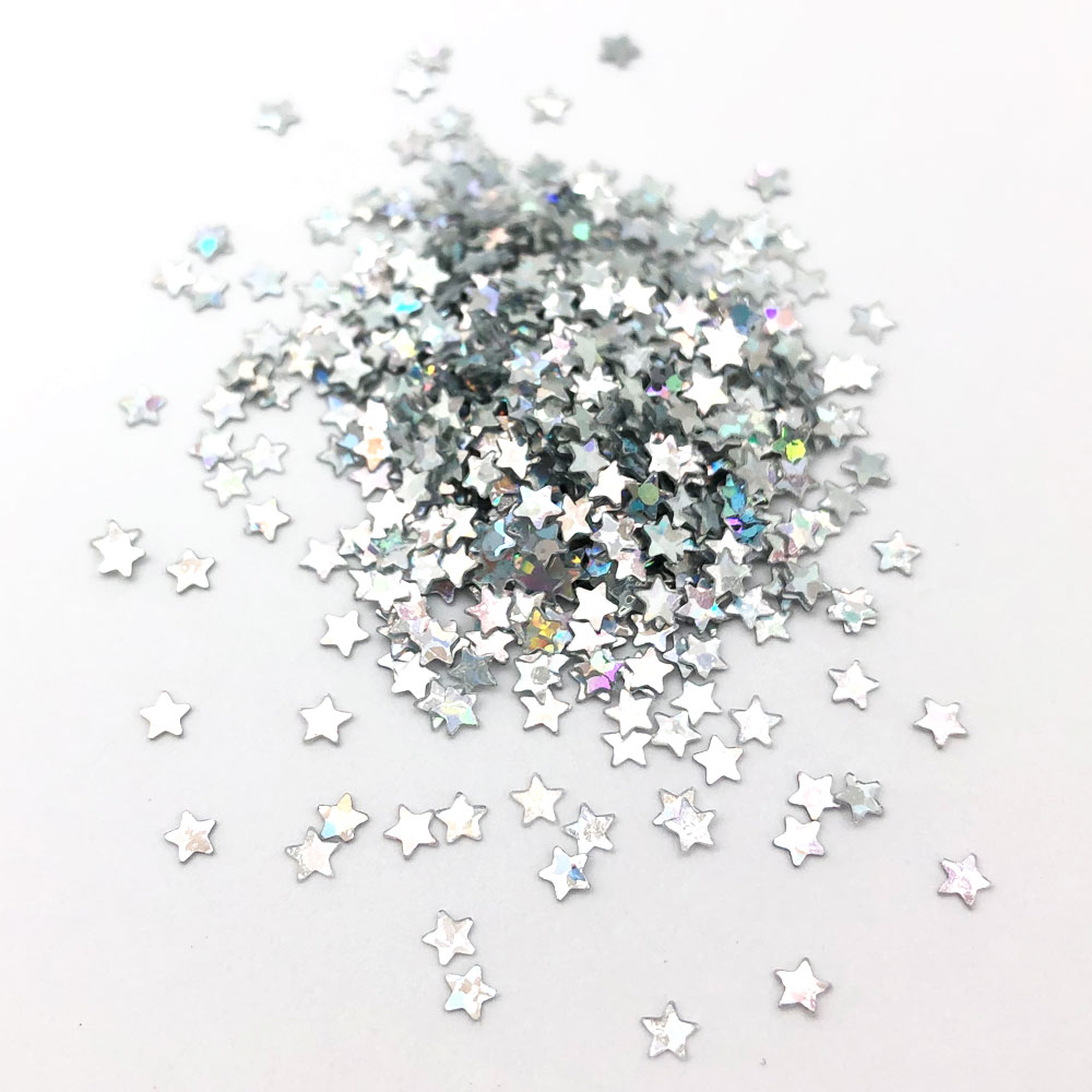 楽天市場 ワークショップパーツ アクション ラメ B 7 シルバースター グリッター ラメパウダー キラキラ スノードーム用 あす楽対応 F Craft 楽天市場店