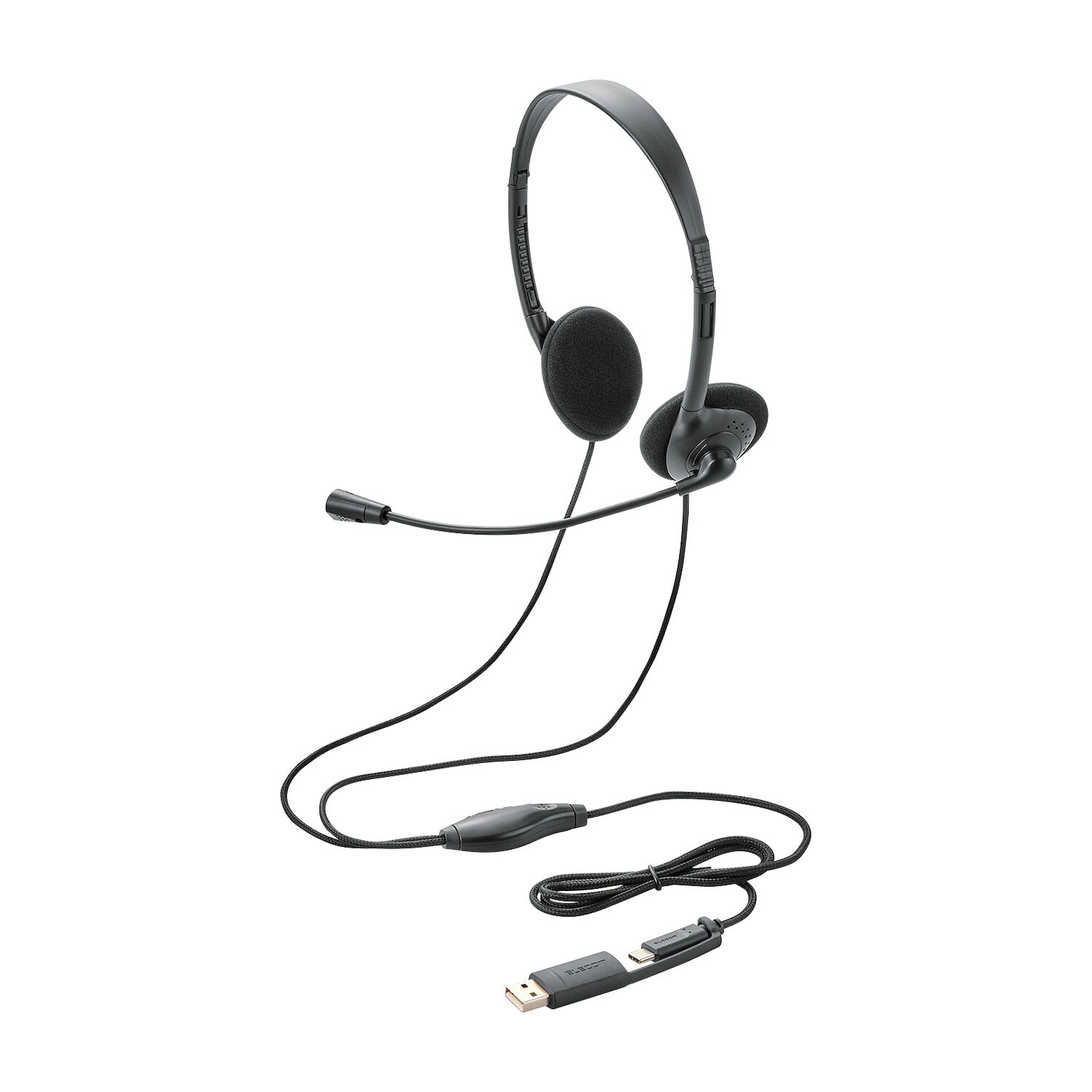 ELECOM HS-HP101UNCBK ヘッドセット hs-hp101uncbk.jpg