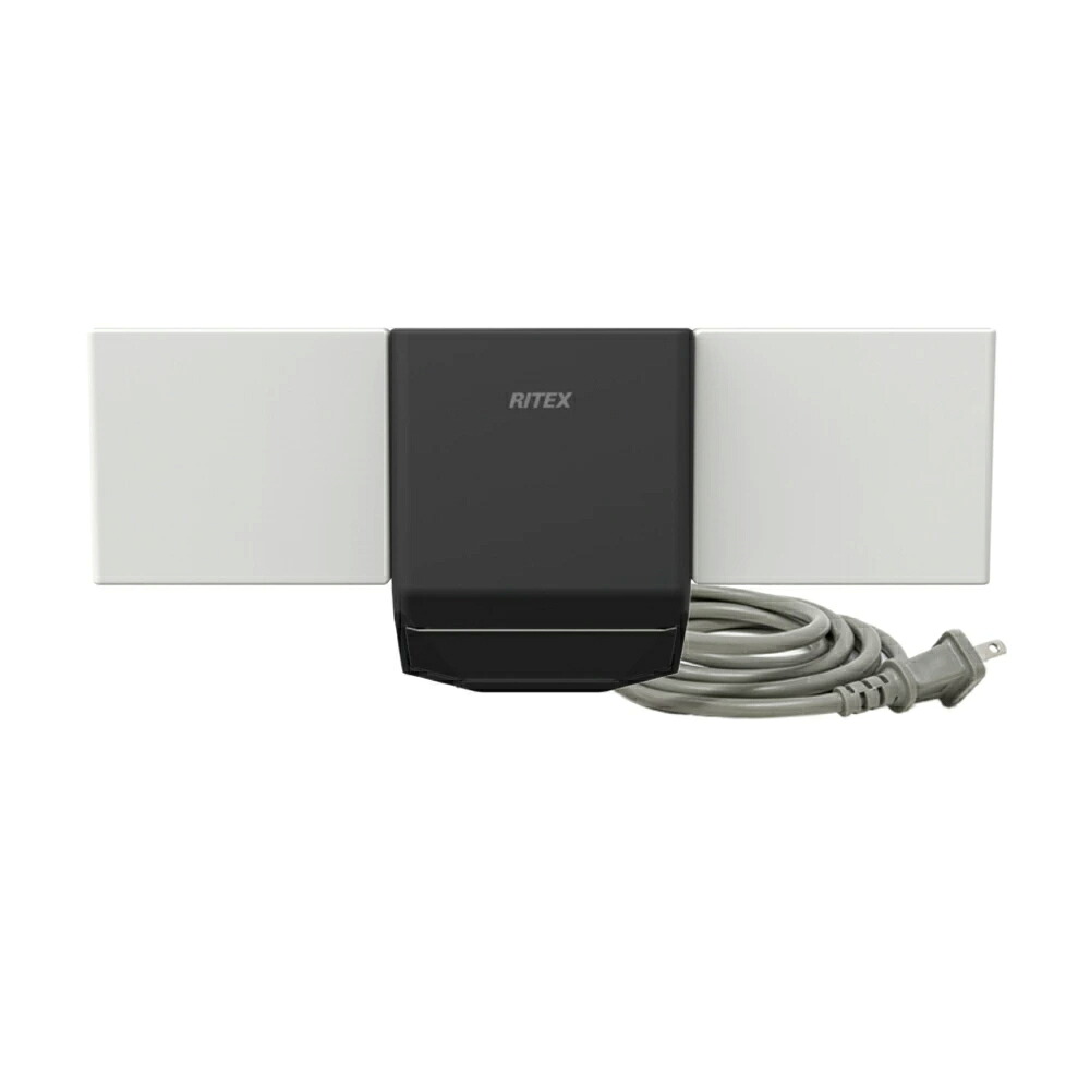 [RITEX/ムサシ][7W×2灯]無線電話連絡感知器ともし火(送受信型) W-610/W610 防犯センサー-日用品雑貨・文房具・手芸