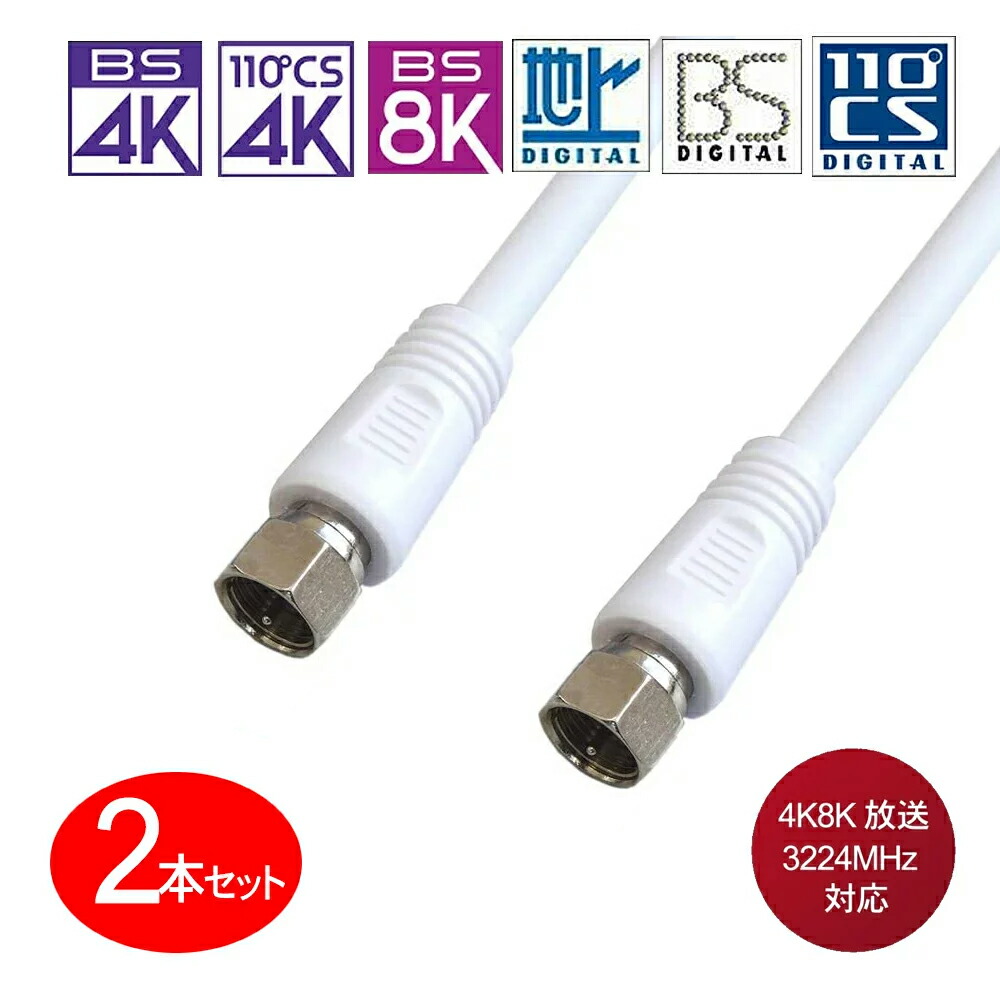 楽天市場】[1.5m][W]2K4K8K放送対応 同軸ケーブルS5CFBアンテナ