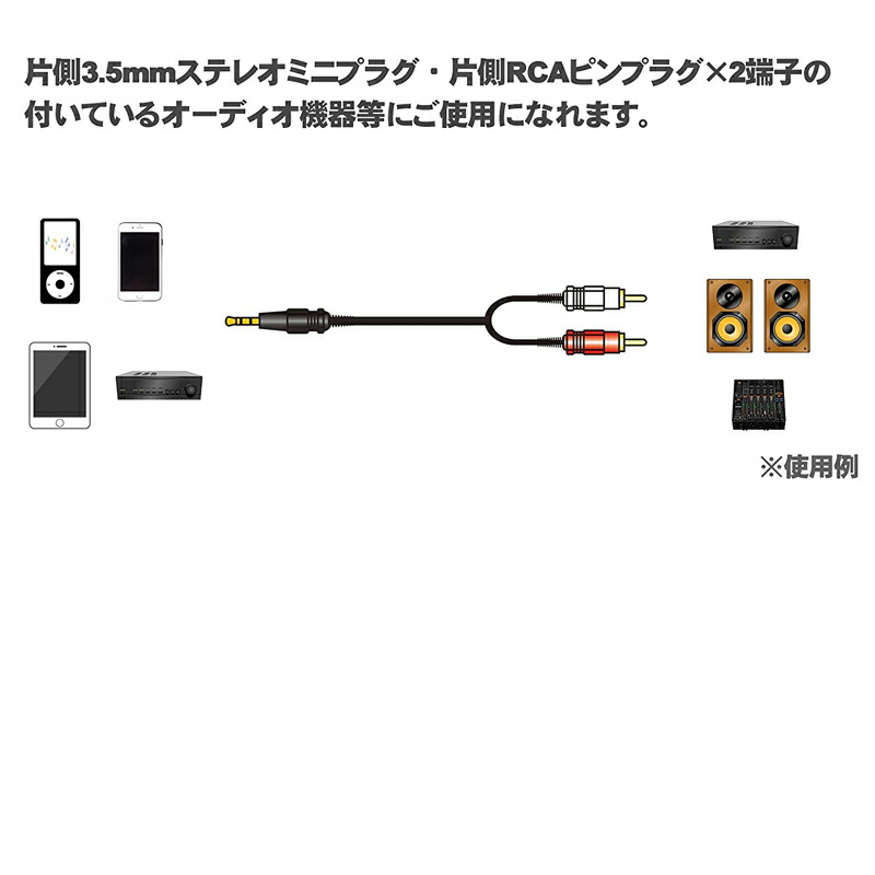 上質 1.5M R1 オーディオケーブル ステレオミニ−RCA赤白ピンプラグ変換ケーブル FVC323A electro.novogran.com.ua