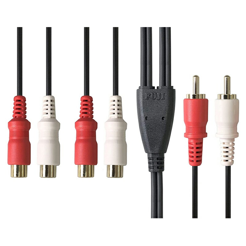 楽天市場】[RSL][R]3.5mmステレオミニプラグを⇒ピン(RCA)プラグ×2に