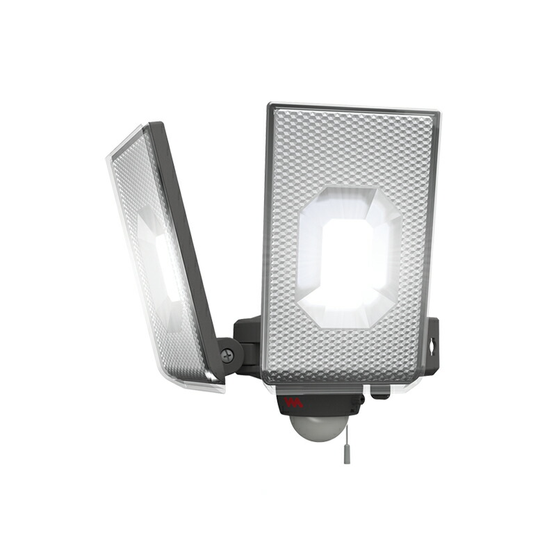 musashi LED-AC4000 5000ルーメン照明　2個セット53902 12.5W×4灯スライド型LEDセンサーライト LED-AC4000
