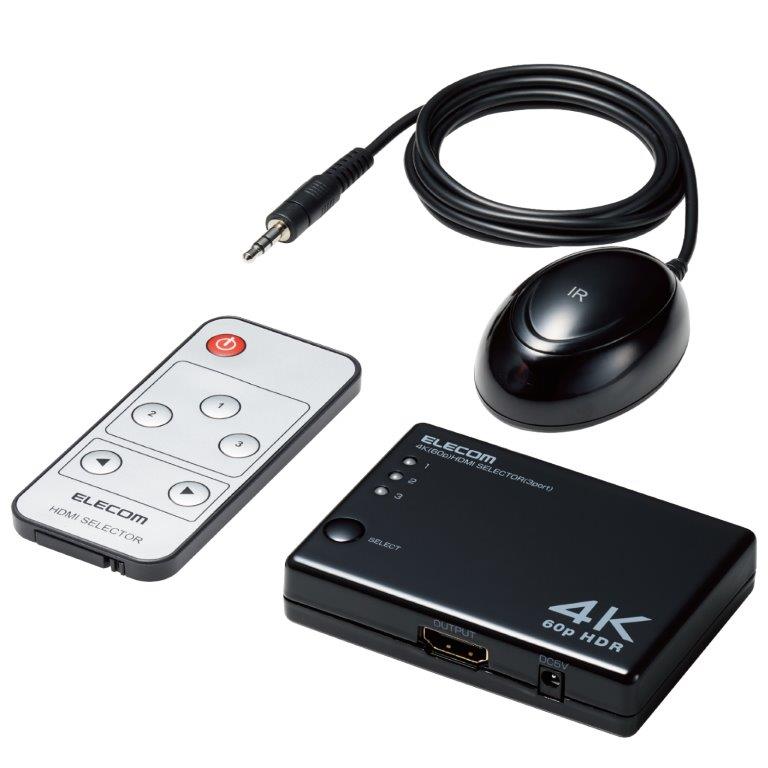 楽天市場】[ELECOM]HDMI 受信機 ワイヤレス 無線 4K 最大8台ペア