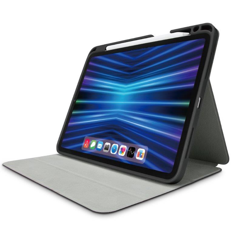 ☆マラソン期間中ポイント10倍/[ELECOM]iPad Pro 11インチ 第4世代 ( 2022 ) 用 ケース ソフトレザー カバー 手帳型 スリープ対応 マグネット フラップ フリーアングル 衝撃吸収 ブラック TB-A22PMSABK/TBA22PMSABK
