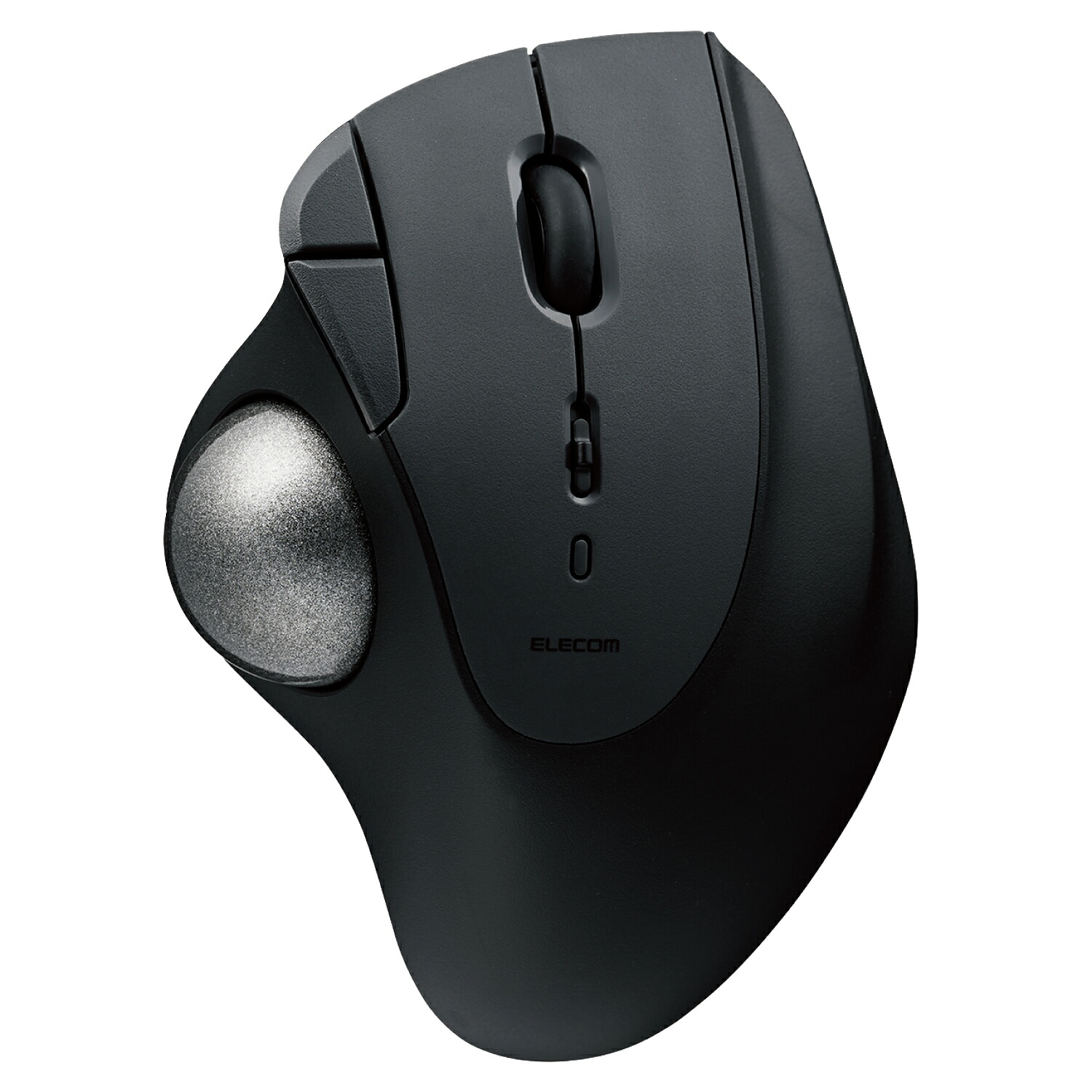 [ELECOM]トラックボール マウス Bluetooth 5ボタン ベアリングユニット エルゴノミクス 【 Windows 11 / 10 Android macOS iOS iPadOS ChromeOS 各種対応 】 ブラック M-IT11BRBK/MIT11BRBK