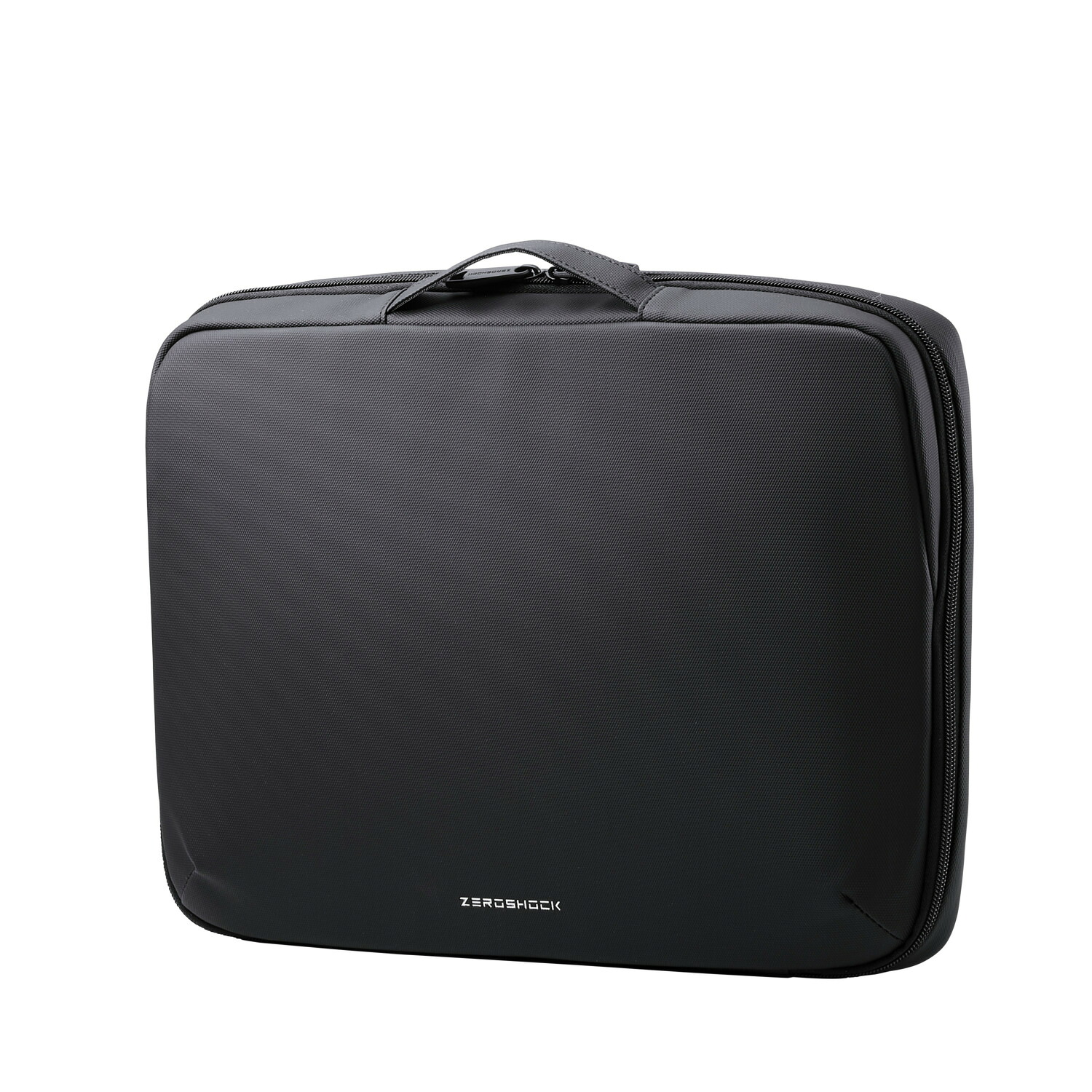 [ELECOM]パソコンケース 15.6インチ ハンドル付 PCバッグ 衝撃吸収 【 ~15.6インチ MacBook Chromebook Lenovo など 収納可 】 ダブルファスナー ZEROSHOCK ブラック ZSB-IBPRL15BK/ZSBIBPRL15BK