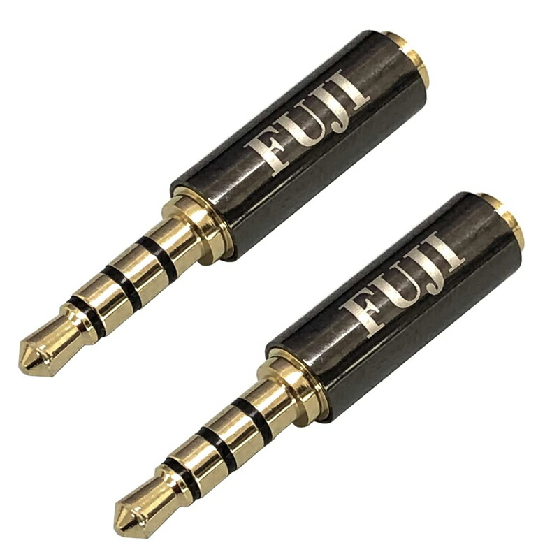 楽天市場】F-FACTORY 4極3.5mmミニプラグ(オス)-4極2.5mm超ミニプラグ