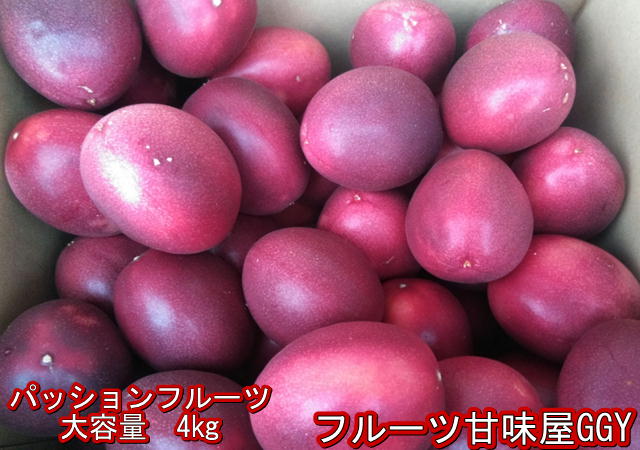 パッションフルーツ　大容量　4ｋｇ【熊本産】清田さんのパッションフルーツ<br>【送料無料】一部の地域を除く　80サイズ