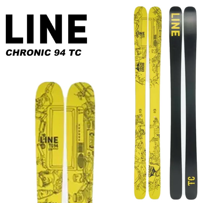 楽天市場】LINE ライン スキー板 CHRONIC 101 TC 板単品 23-24