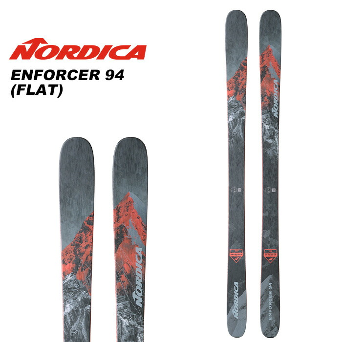 楽天市場】Nordica ノルディカ スキー板 ENFORCER 100 (FLAT) 板