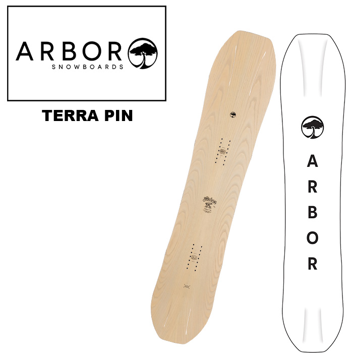 楽天市場】ARBOR アーバー スノーボード 板 TERRA PIN 23-24