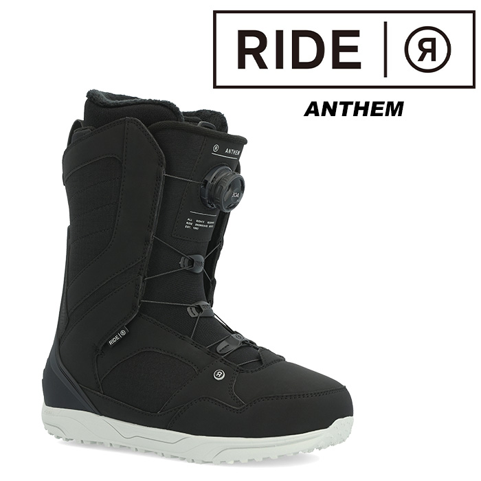 RIDE ANTHEM スノーボードブーツ ブラック Ride Anthem Snowboard Boots 2026 | evo
