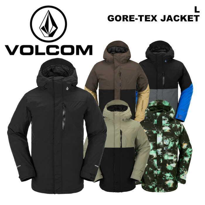 美品 VOLCOM 23-24 L GORE-TEX JKT Lサイズ VOLCOM 23-24 ボルコム L GORE-TEX JACKET エル ゴアテックス