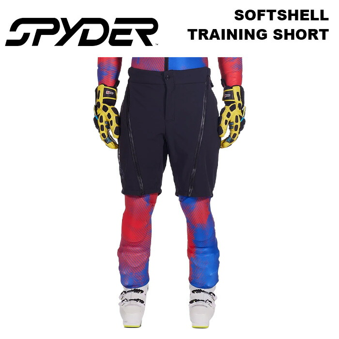 SPYDER SOFTSHELL TRAINING SHORT 23-24(2024)ひな形 細蟹 スキーの板御召しもの ズボン下
