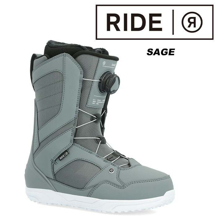RIDEスノーボード ブーツ レディース SAGE 22センチ RIDE ライド SAGE GREY R220302001 22-23年モデル レディース