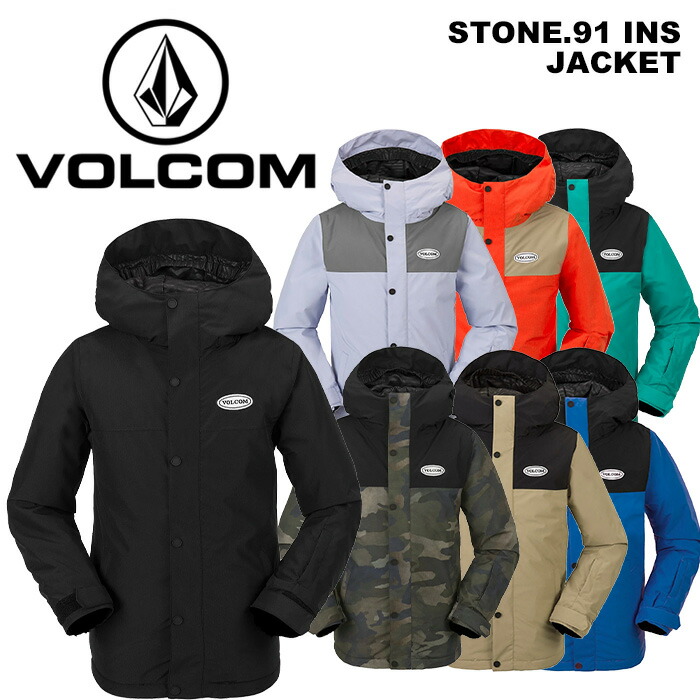 VOLCOM/ボルコム キッズ スノーボードウェア ジャケット 23-24 VOLCOM ボルコム STONE.91 INS JACKET スノーボード 雪