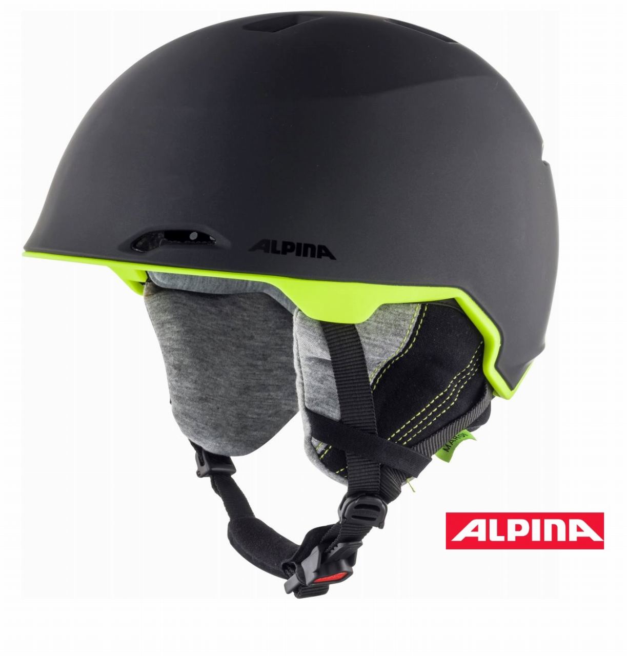 ALPINA【MAROI:チャコール/ネオンマット】 アルピナ ヘルメット マロイ スキーヘルメット スノーボードヘルメット 23-24モデル|DREAM GATES SPORTS