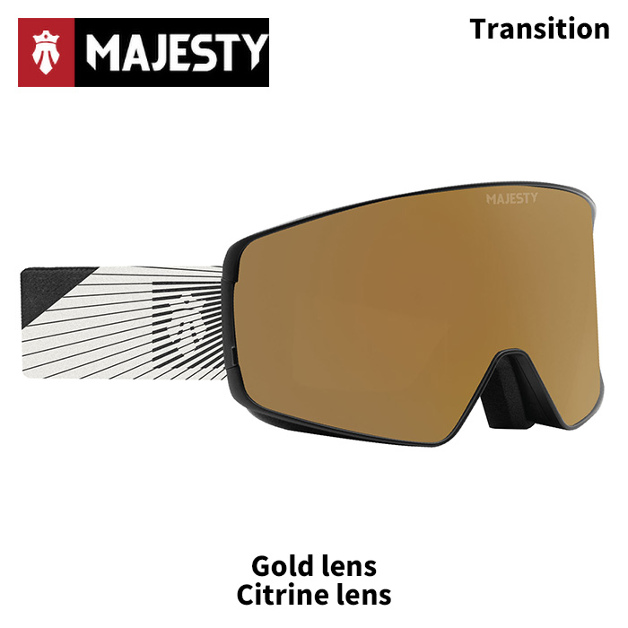 MAJESTY マジェスティ ゴーグル Transition black | Gold lens + Citrine lens 24-25 モデル
