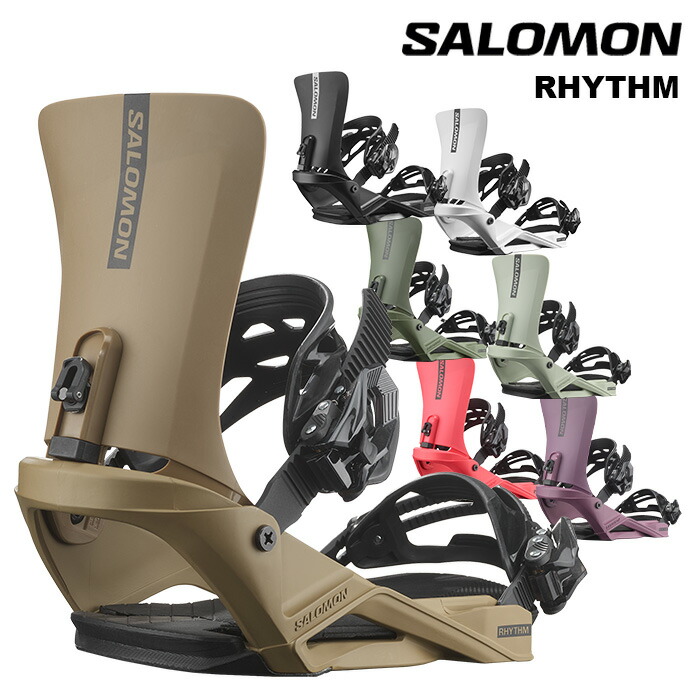 スノーボード 24-25 SALOMON BINDING RHYTHM Salomon Rhythm Snowboard Bindings 2025 – Utah Ski Gear