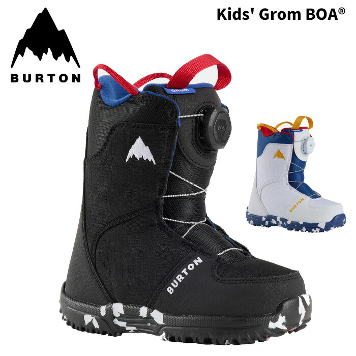 Burton 子ども用スノーボードブーツ YOUTH GROM BOA 17.5 楽天市場】25-26 BURTON GROM BOA バートン グロム ボア ブーツ