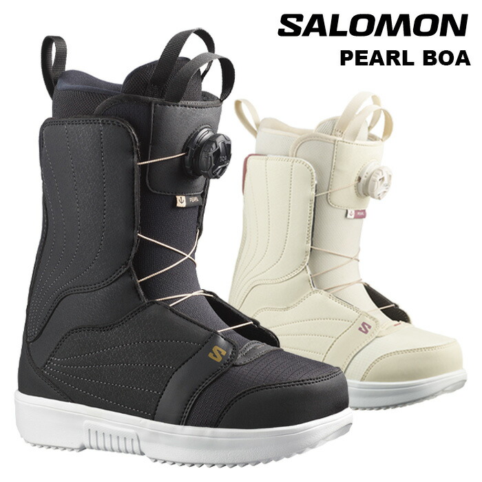 Salomon スノーボードブーツ Pearl 24cm レディース Salomon Pearl スノーボードブーツ ブラック 2024 Salomon Pearl BOA