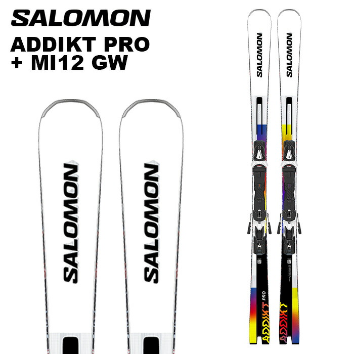 楽天市場】サロモン スキー板 2025 SALOMON ADDIKT PRO + MI12