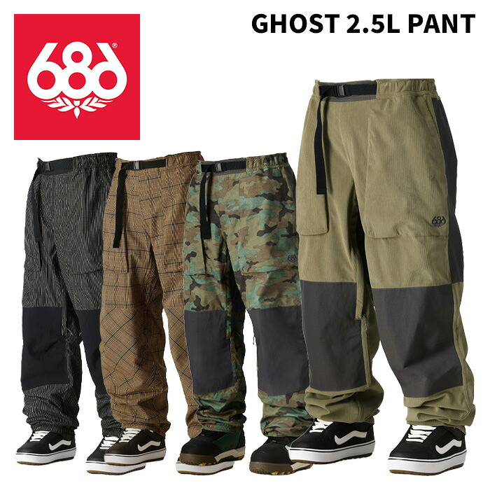 686 シックスエイトシックス ウェア GHOST 2.5L PANT 24-25(2025)モデル パンツ