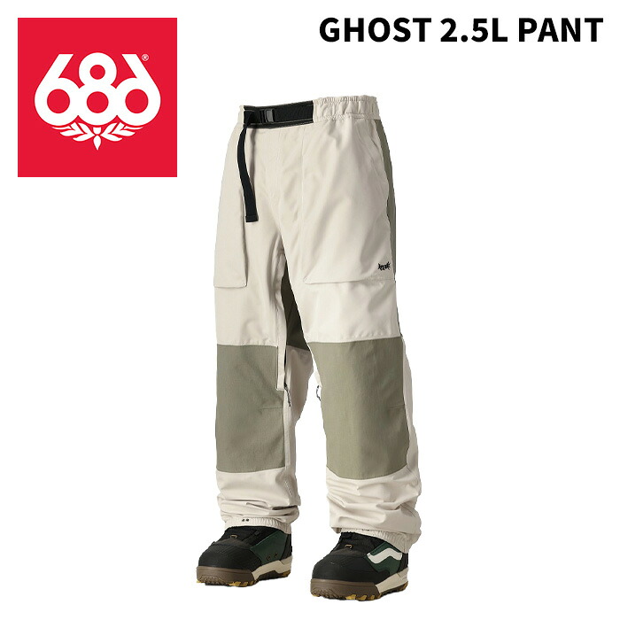 686 シックスエイトシックス ウェア GHOST 2.5L PANT WELCOME-LIMESTONE 24-25(2025)モデル パンツ 18,744円
