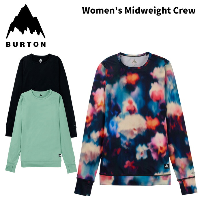 BURTON バートン ベースレイヤー Women's Midweight Crew 25-26 モデル レディース｜DREAM GATES SPORTS